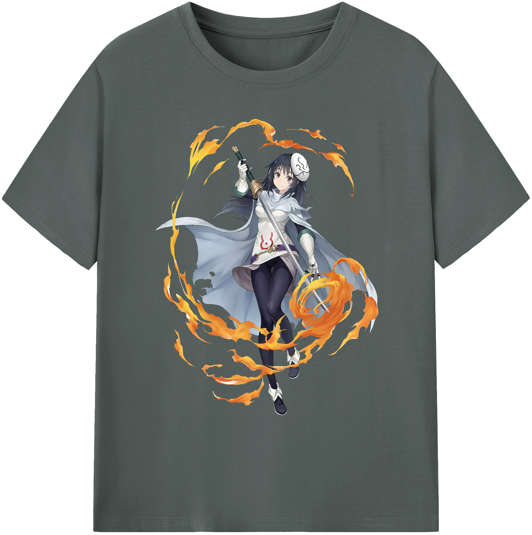 （画像用） 転スラ Regarding Reincarnated to Slime 綿100％ メンズ半袖Tシャツ｜肌触りやわらか＆通気性